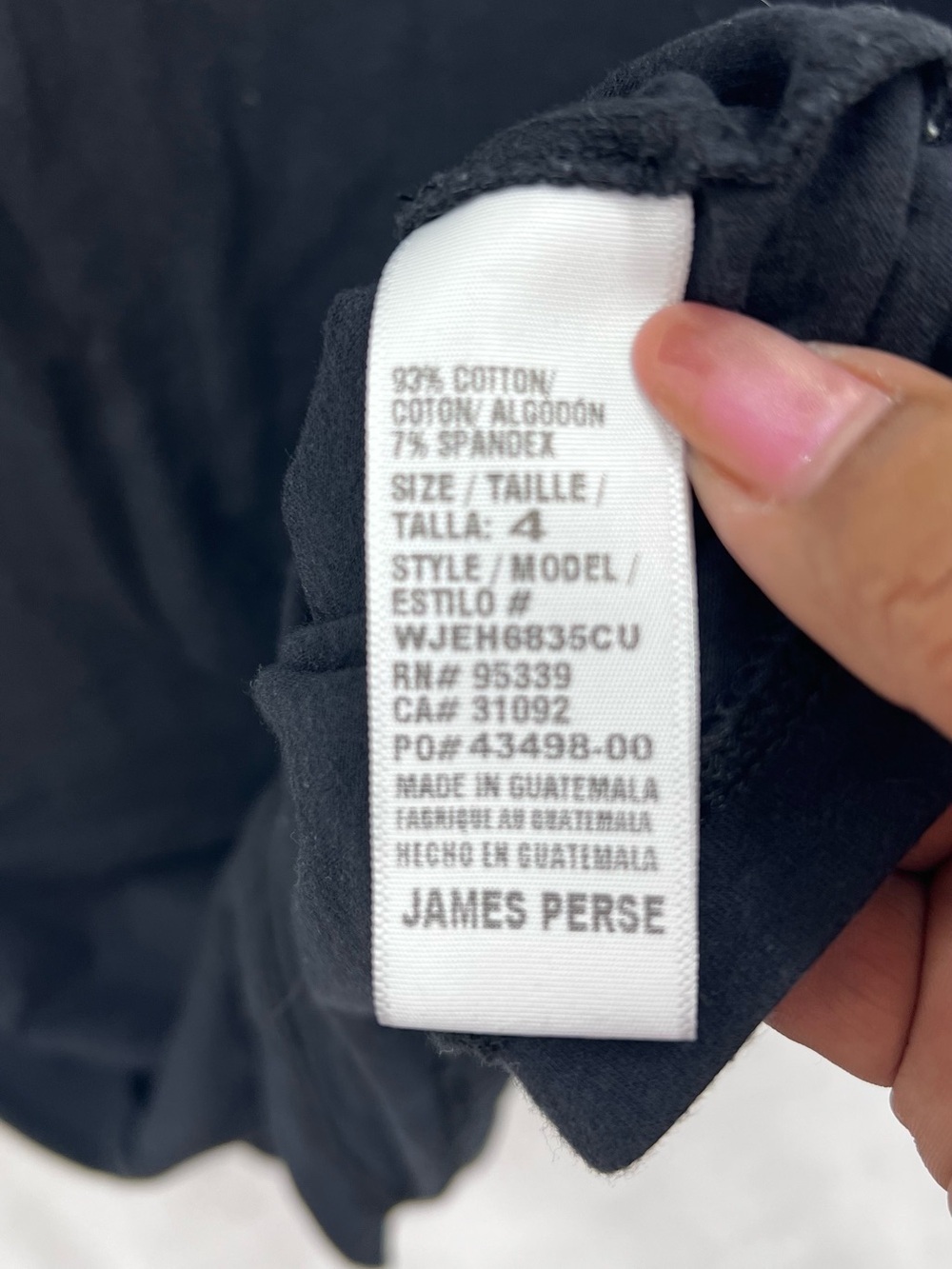 James Perse Black Ruched Sheath Midi Dress - Picture 6 of 7